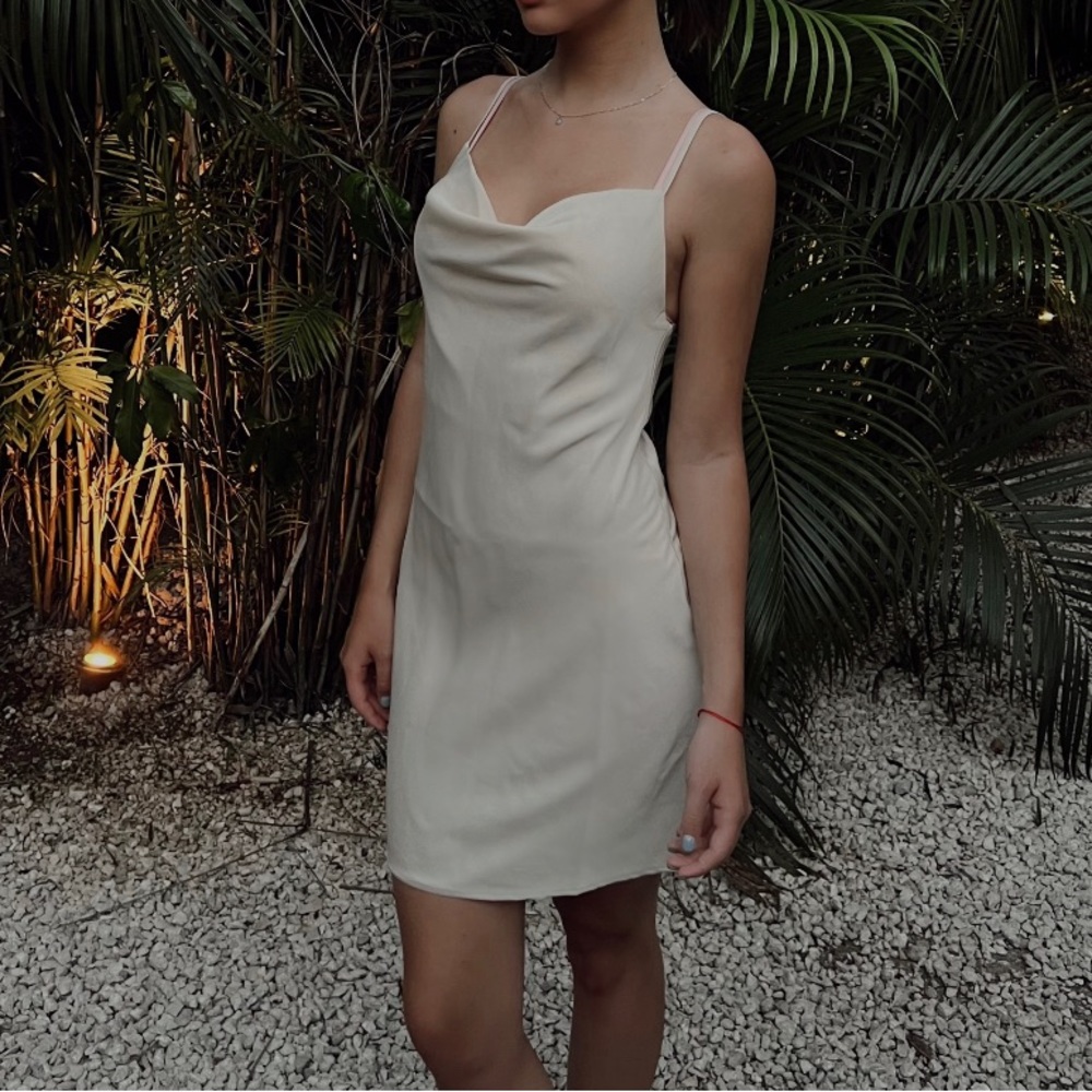 UO Mallory Cowel Slip Dress